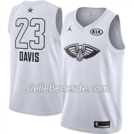 Herren NBA New Orleans Pelicans Trikot Anthony Davis 23 2018 All-Star Jordan Brand Weiß Swingman